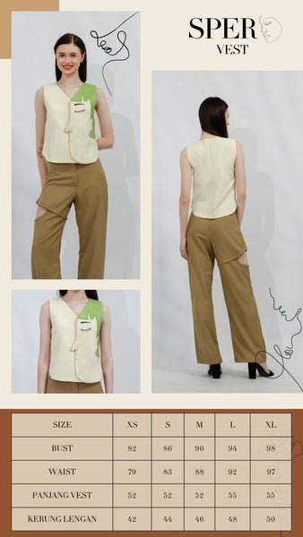 SPERO Vest (brown/ivory)