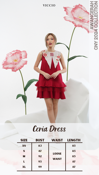 CERIA Dress (red)
