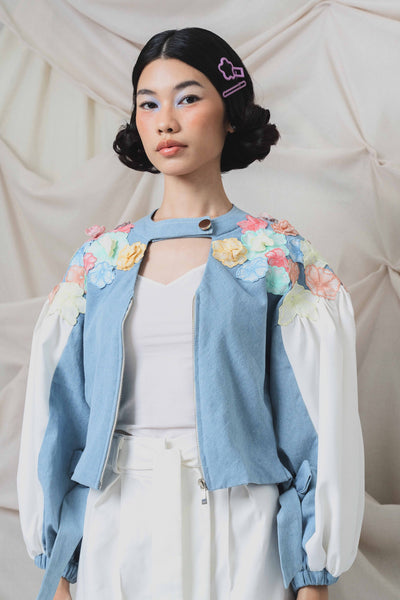 PALOMA Jacket (blue denim/white)