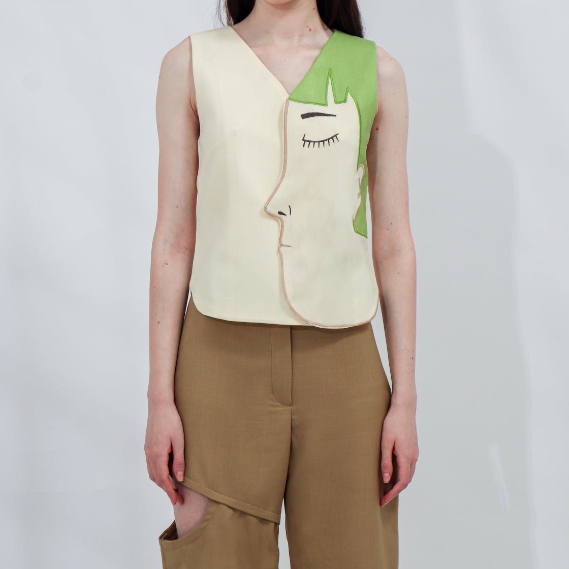 SPERO Vest (green/ivory)