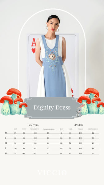 DIGNITY Dress (peach/white)